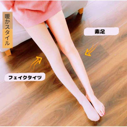 フェイクタイツ ベージュ 肌色